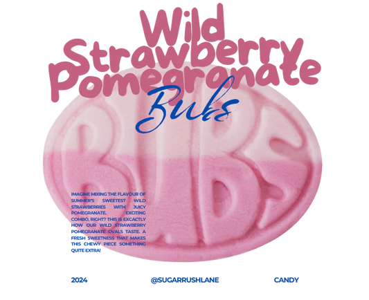 BUBS Wild Strawberry and Pomegranate Marshmallow Ovals