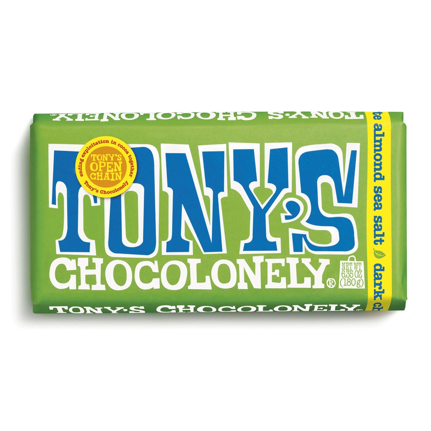 Tony's Chocolonely Almond Sea Salt 180g