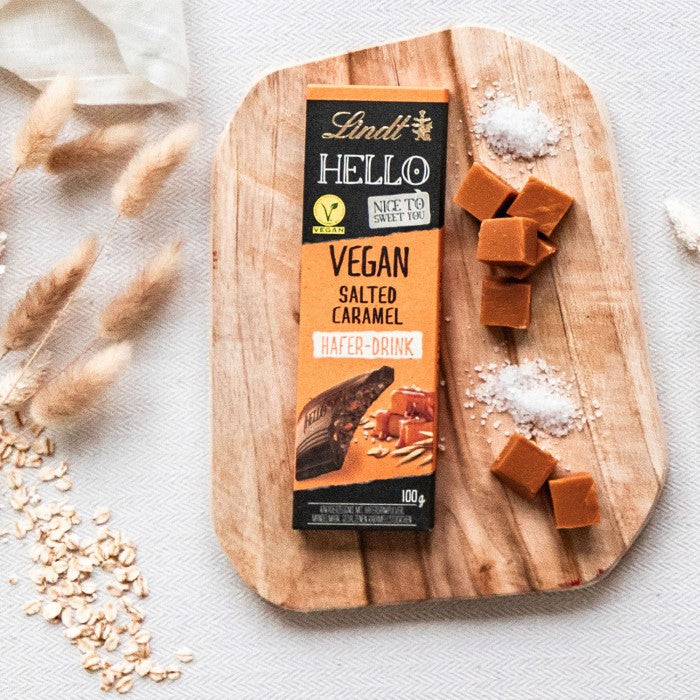 Lindt HELLO Vegan Salted Caramel med Havre 100g