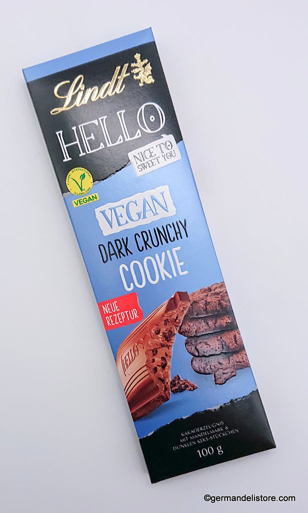 Lindt HELLO Vegan Mörk Cookie med Havre 100g