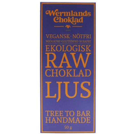 Wermlands Chocolate Raw Light 50g